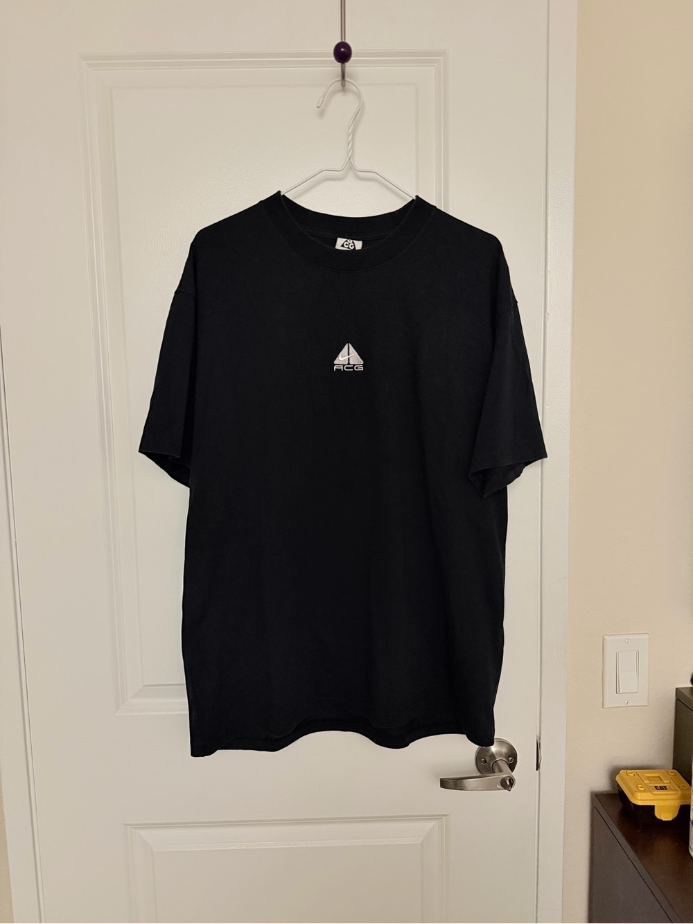 Nike Black ACG Short-Sleeve Logo Tee